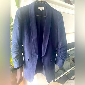 Navy blue TAHARI Arthur S Levine blazer. PETITE Size OR